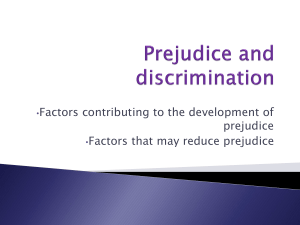 Prejudice and discrimination - gleneaglespsych1-2