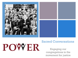Sacred Conversations Powerpoint.