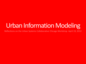Urban Information Modelling - Urban Systems Collaborative