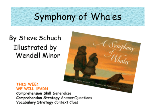 Unit 3 week 4 Symphony of Whales Powerpoint 2012