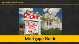 Mortgage Guidelines