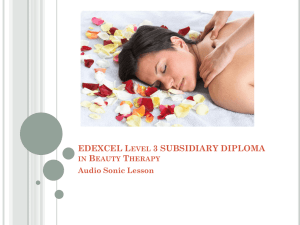 VRQ Level 3 Diploma in Beauty Therapy