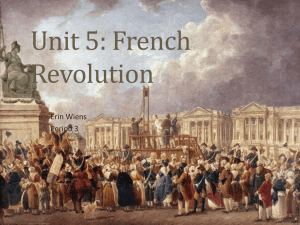 Unit 5 FRQ French Rev Seminar