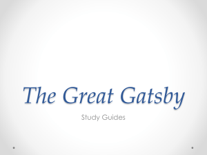 The Great Gatsby Quizzes Student Version
