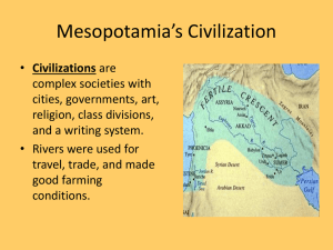 Mesopotamia`s Civilization