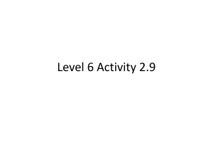 Level 6 Activity 2.9 - Everett Public Schools