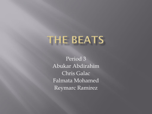 The Beat Generation - MHS AP Literature 2012