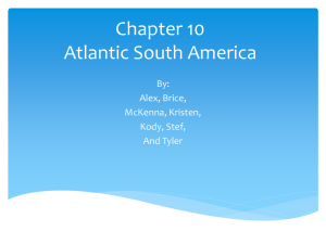 Chapter 10 Atlantic South America