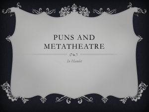 Puns and Metatheater