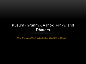 Kusum (Granny), Ashok, and Pinky
