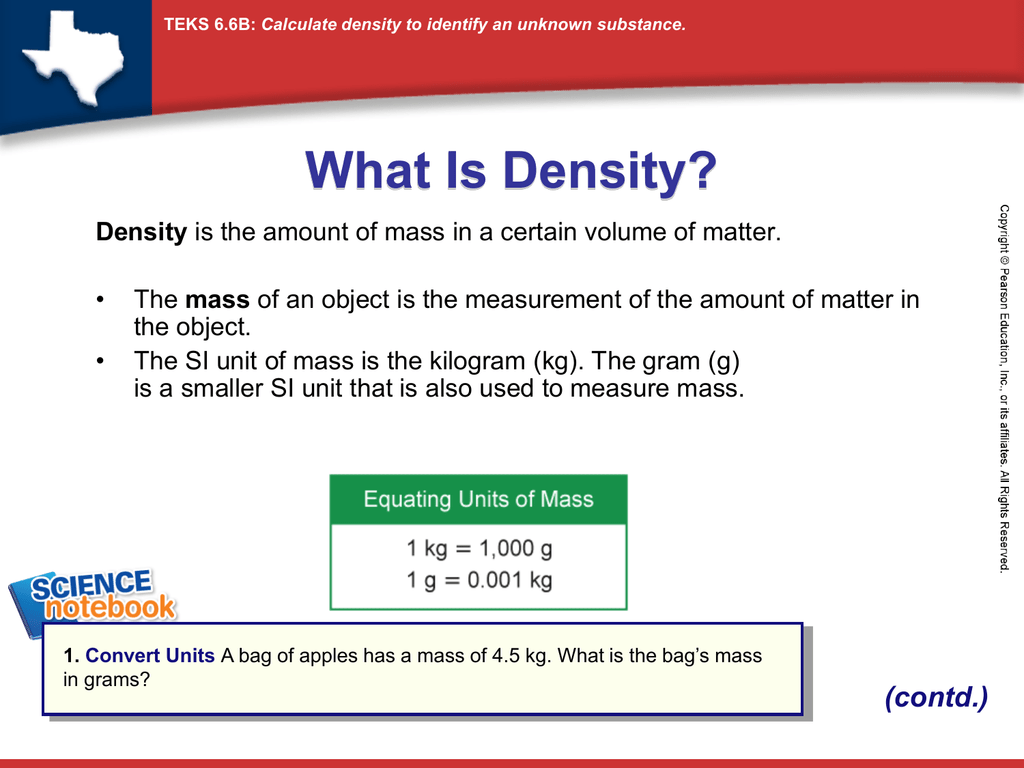 Density Definition