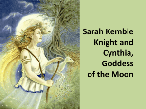 Cynthia, Goddess of the Moon