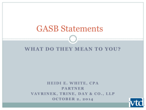 GASB Statements