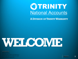 Trinity National Accounts Presentation