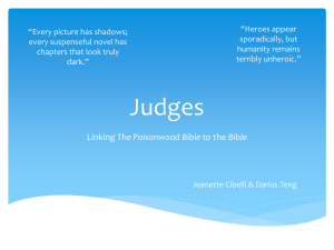 Judges PowerPoint