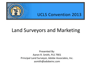 Land Surveyors and marketing - Utah Council of Land Surveyors