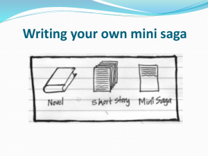 Writing your own mini saga