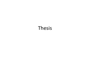 Thesis Powerpoint