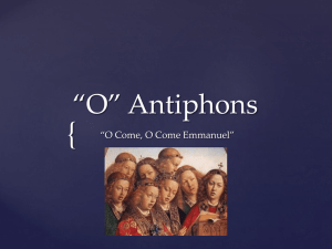 O Antiphons 2011