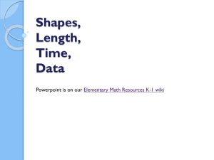 K-1 session 3 shapes measurement and data