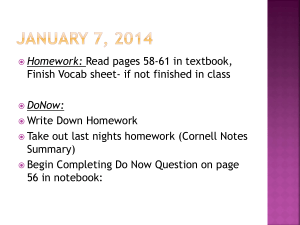 January 7, 2014 Homework
