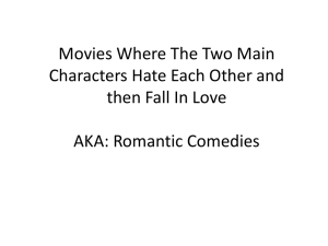 Romantic comedies PPT
