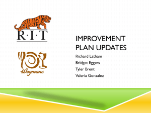 Improvement Plan Updates Presentation (2/27/14)