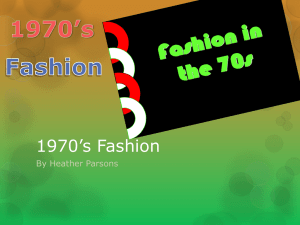 1970*s Fashion