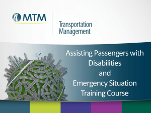 Assisting Passengers Training PowerPoint - Mtm