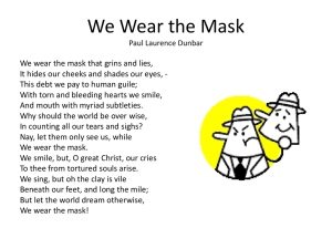 We Wear the Mask Paul Laurence Dunbar