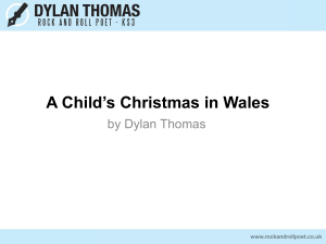 Powerpoint - Dylan Thomas