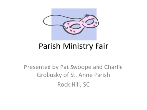 Parish Ministry Fair