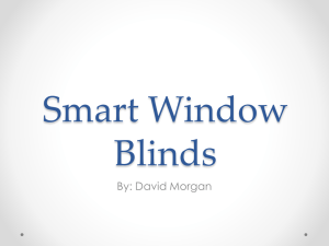 Smart Window Blinds