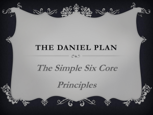 The daniel plan - Medicine From God