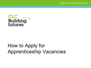 How to Apply for Apprenticeship Vacancies