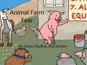 Animal Farm Fear Yr 10 2011