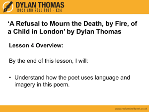 Powerpoint - Dylan Thomas