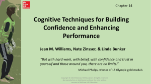 Cognitive Techniques for Building Confidence and Enhancing