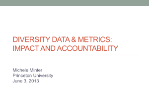 Michele Minter: Diversity Metrics