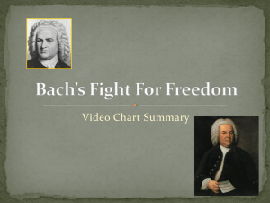 Bach*s Fight For Freedom
