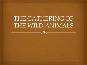 2.14 THE GATHERING OF THE WILD ANIMALS