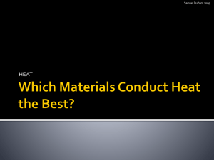 Which Materials Conduct Heat the Best?