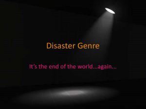 The_Disaster_Genre - kapiticollege