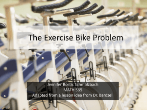 The Exercise Bike Problem