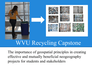 WVU Recycling Capstone
