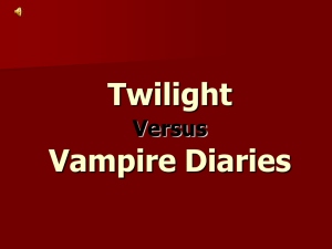 Twilight vs. Vampire Diaries PowerPoint