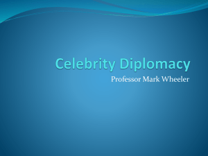 Wheeler Celebrity Diplomacy 19th June 2012 presentation