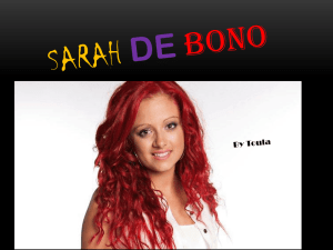 Sarah De Bono