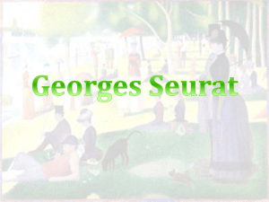 Georges Seurat - pointillist painter
