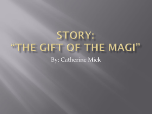 Story: The gift of the magi
